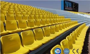 人気のポリプロピレン固定プラスチックスタジアムチェア